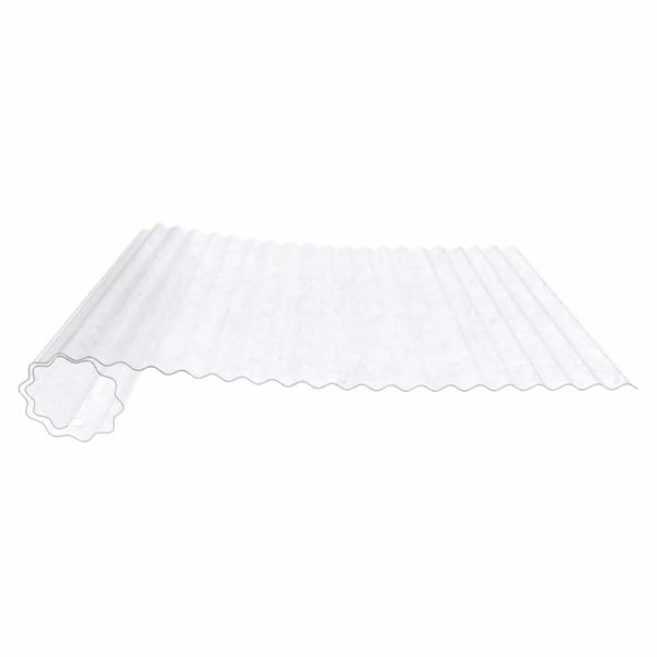 PET golfplaat 76/18, 1,00 mm, lichtblauw getint, opgerold, hoofdweergave