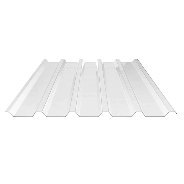 Polycarbonaat damwandplaat | 207/35 | 1,20 mm | Helder | UV-wering 2-zijdig | 4,00 m