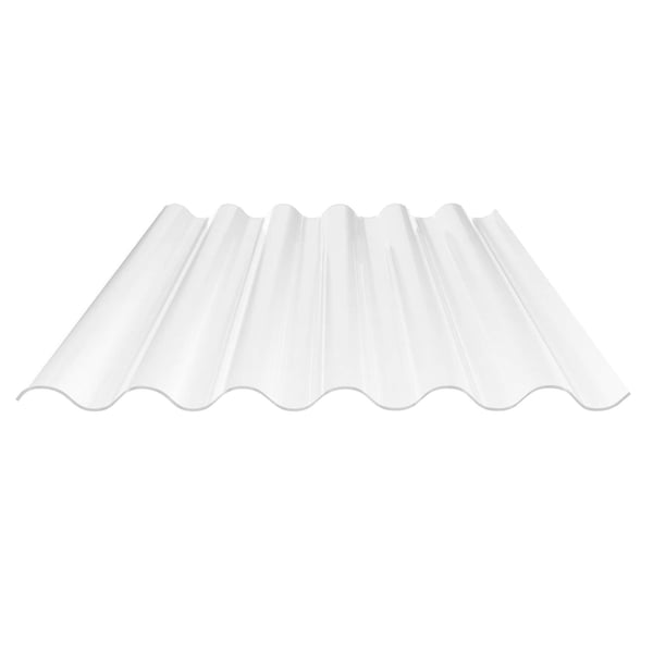 Humanit Polycarbonaat golfplaat | 177/51 | 1,00 mm | Glashelder | 2,14 m