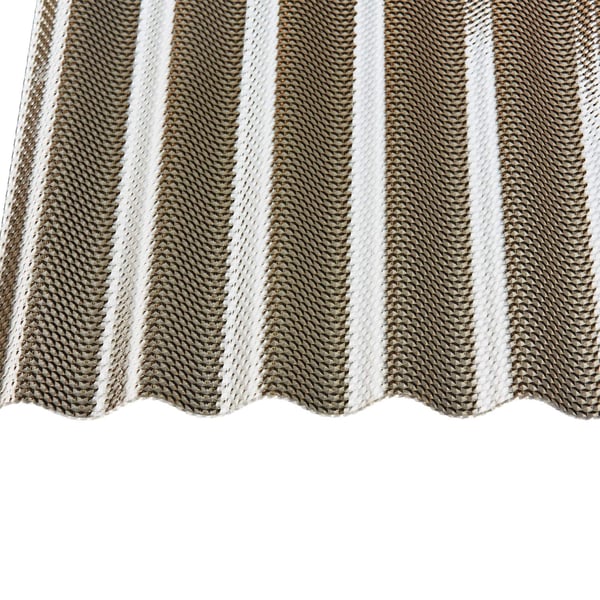 Polycarbonaat golfplaat | 76/18 | Voordeelpakket | 2,60 mm | Brons | Honingraatstructuur | Breedte 3,99 m | Lengte 2,00 m