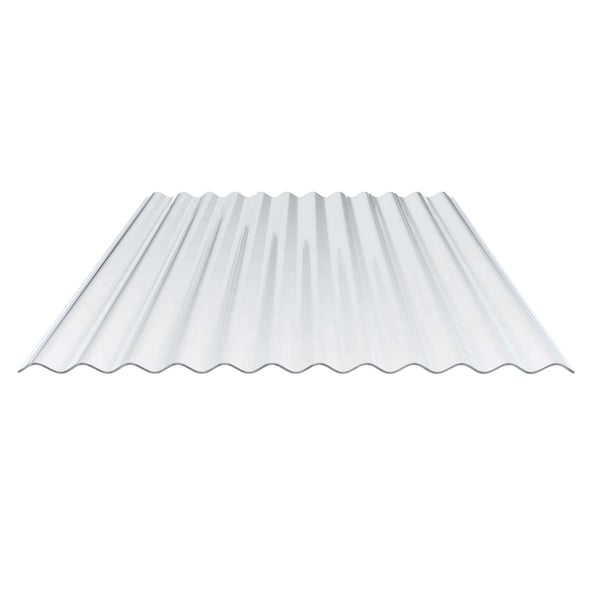 Polycarbonaat golfplaat 76/18, 0,90 mm, helder, hoofdweergave