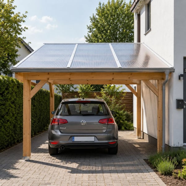 Technische tekening polycarbonaat kanaalplaat 10 mm, helder, met afmetingen