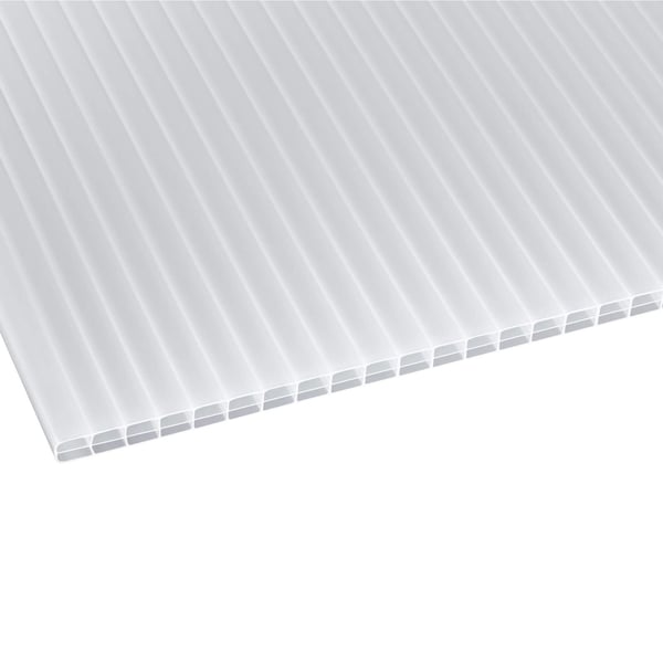 Polycarbonaat kanaalplaat | 16 mm | Profiel A4 | Voordeelpakket | Plaatbreedte 98 cm | Opaal wit | Blueline | Breedte 7,12 m | Lengte 2,00 m