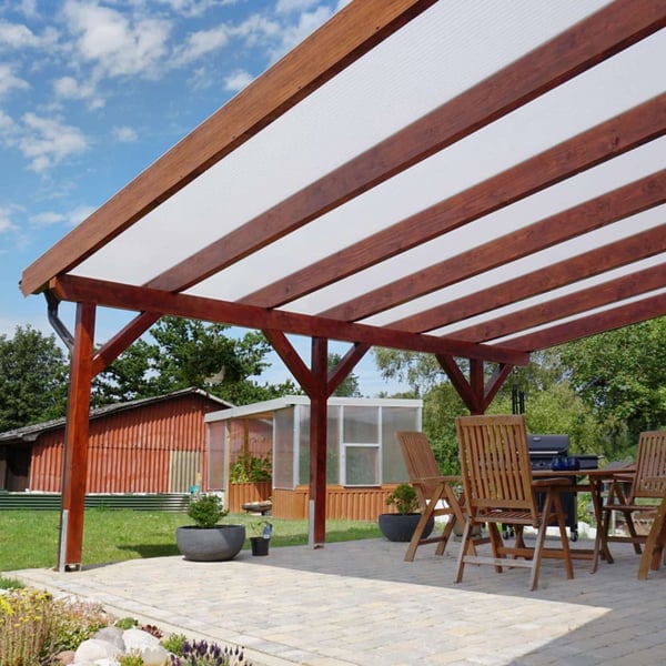 Polycarbonaat kanaalplaat | 16 mm | Profiel DUO | Voordeelpakket | Plaatbreedte 98 cm | Opaal wit | Breedte 5,11 m | Lengte 3,00 m