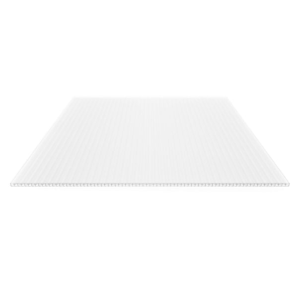 Polycarbonaat kanaalplaat | 16 mm | Profiel DUO | Voordeelpakket | Plaatbreedte 98 cm | Opaal wit | X-Structuur | Breedte 3,09 m | Lengte 3,00 m