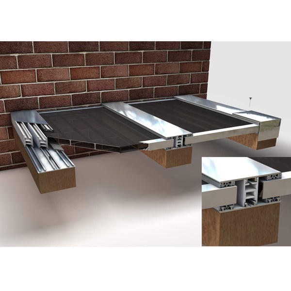 Polycarbonaat kanaalplaat | 16 mm | Profiel Mendig | Voordeelpakket | Plaatbreedte 98 cm | Antracietgrijs | Novalite | Breedte 7,13 m | Lengte 6,00 m