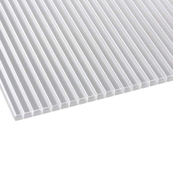 Polycarbonaat kanaalplaat | 16 mm | Breedte 98 cm | Helder | Blueline | 3,00 m