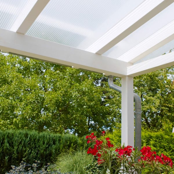 Polycarbonaat kanaalplaat | 16 mm | Breedte 98 cm | Helder | Blueline | 3,00 m