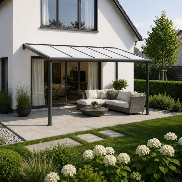 Polycarbonaat kanaalplaat | 16 mm | Breedte 98 cm | Opaal wit | X-Structuur | 7,00 m