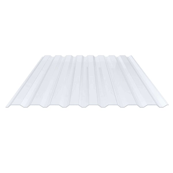 PVC damwandplaat, 1,40 mm, helder, licht blauw getint, hoofdweergave