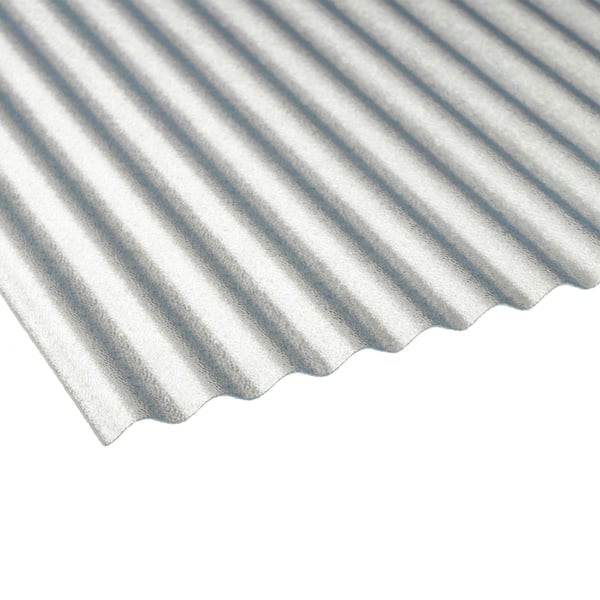 PVC golfplaat 32/09, 0,80 mm, helder, schuin van boven