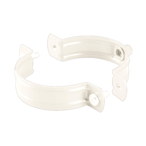 Valbuisbeugel van staal, zuiverwit (RAL 9010) met 50 µm polyurethaan coating, Niagara