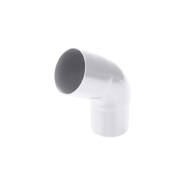 Plastmo PVC regenpijpbocht 75 graden, grijs, hoofdweergave