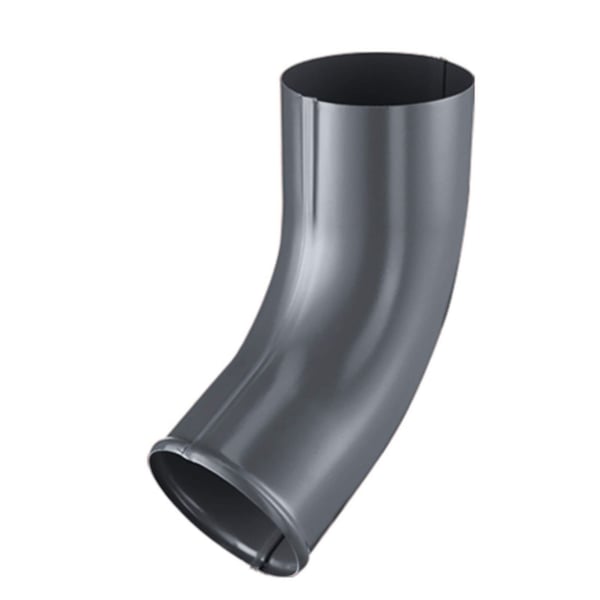 Fallrohrauslauf van staal, grafietgrijs (RAL 7024), met 50 µm polyurethaan coating, Niagara