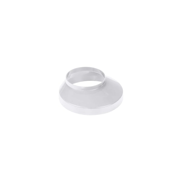 Standbuiskap van grijs PVC van Plastmo, conische vorm met cilindrische opening, hoofdweergave