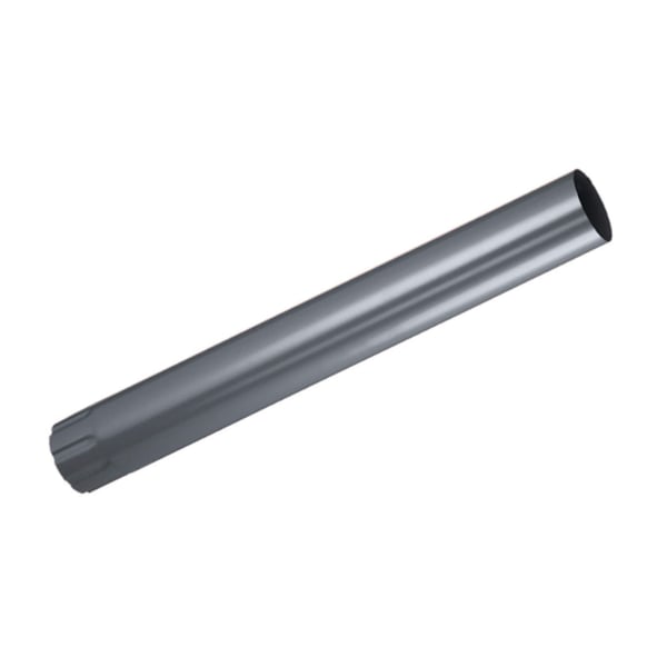Regenpijp van staal, grafietgrijs RAL 7024, met 50 µm polyurethaan coating
