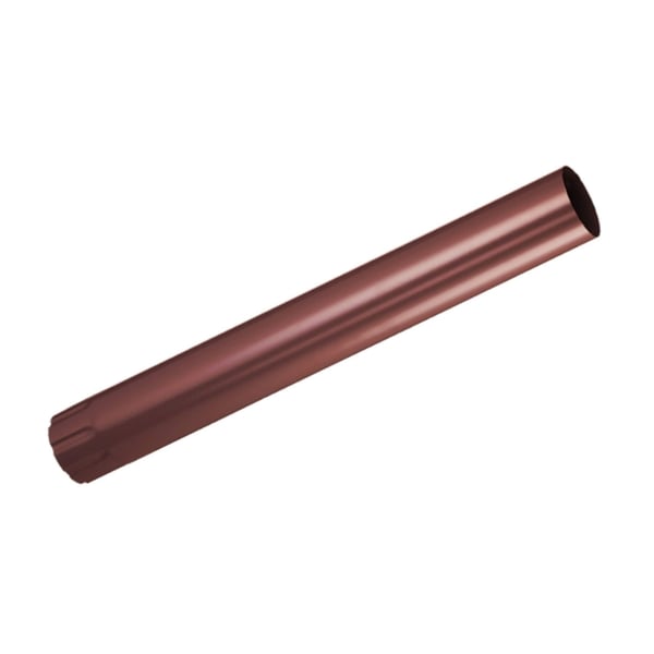 Regenpijp van staal, RAL 8017 Chocoladebruin, 50 µm polyurethaan coating, hoofdweergave