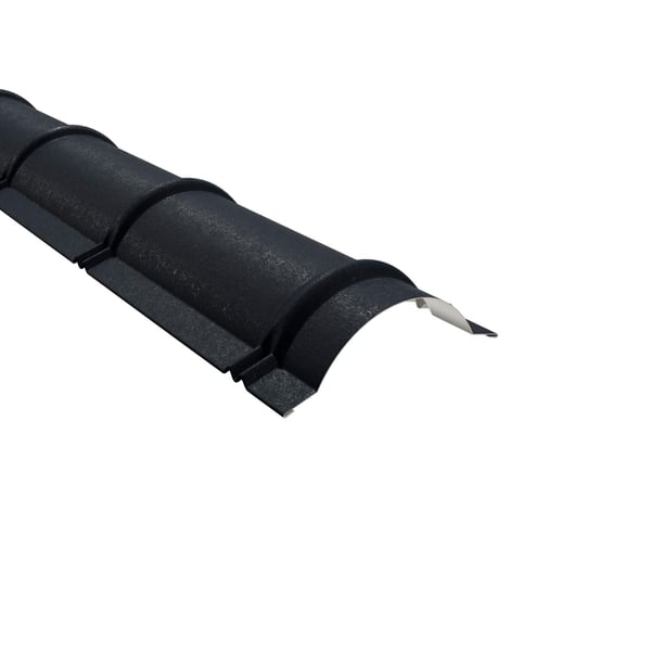 Nokvorst halfrond antracietgrijs RAL 7016, 0,50 mm staal met 80 µm Shimoco coating