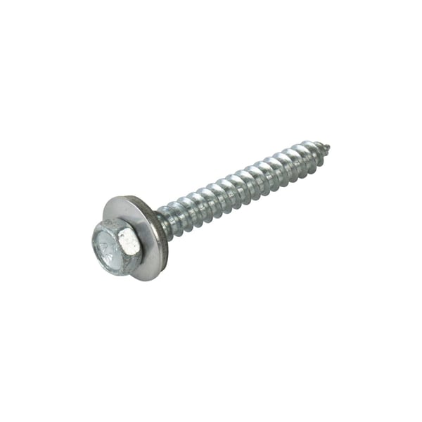 RVS schroef blank met zeskantkop en sluitring, hoofdweergave