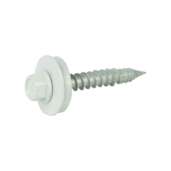 RVS schroef RAL 9002 met zeskantkop en afdichtring, hoofdweergave