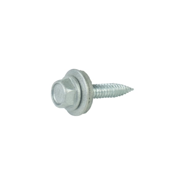 RVS schroef Zilver-Metallic met zeskantkop en afdichtring