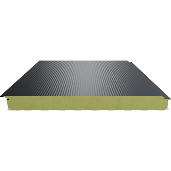 Sandwich Paneel Wall 1000 60 | Gevel | Kern 6 cm | 25 µm Polyester | 7016 - Antracietgrijs | 5,50 m