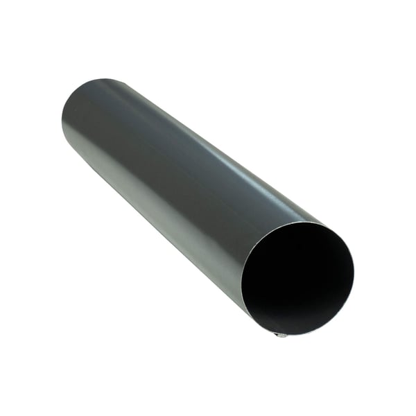 Stalen regenpijp Grafiet, 1,00 m lengte, met polyurethaan coating