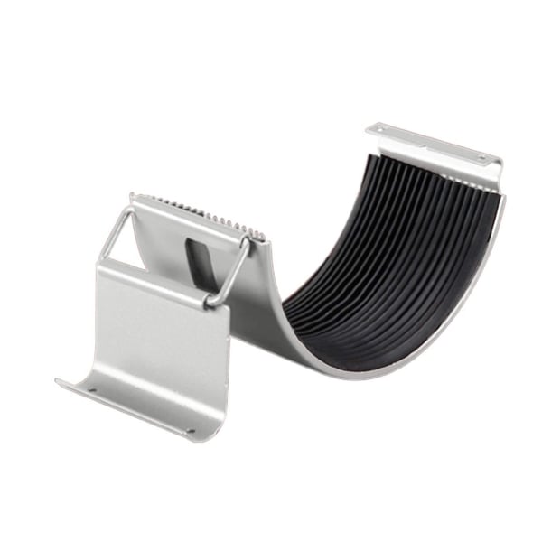 Dakgootverbinder Zilver-Metallic met zwarte rubberen afdichting, Niagara