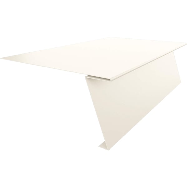 Startprofiel staal 0,50 mm, zuiverwit RAL 9010, voor felsplaat PD-510-S