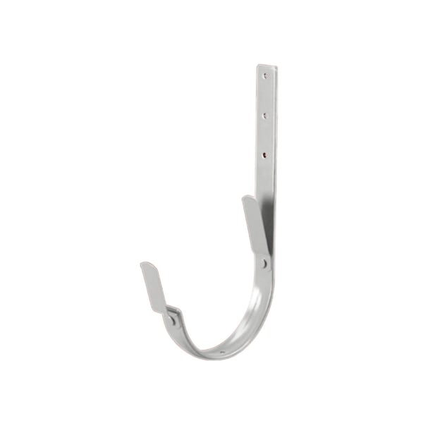 Universele gootbeugel veer/veer van zilver-metallic staal, hoofdweergave