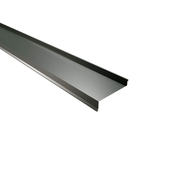 Vensterbank van staal, Chroomoxydegroen RAL 6020, 0,75 mm dik, 25 µm polyester coating, hoofdweergave