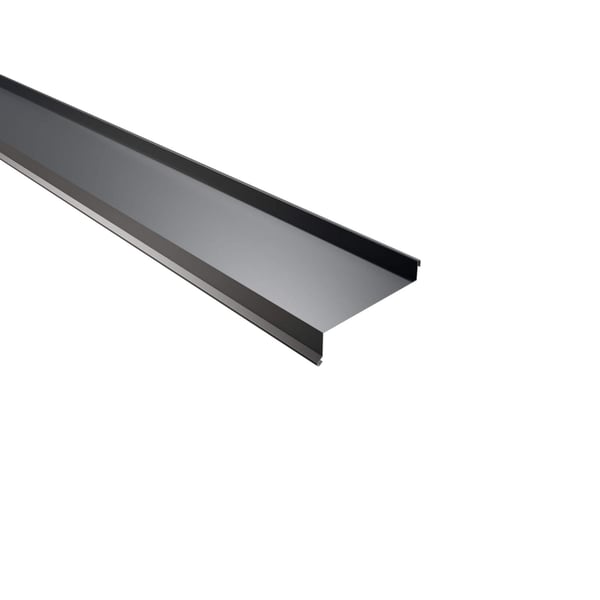 Vensterbank | 5 cm x 11,5 cm x 4 cm x 2,00 m | Staal 0,50 mm | 60 µm Puramid | 7016 - Antracietgrijs