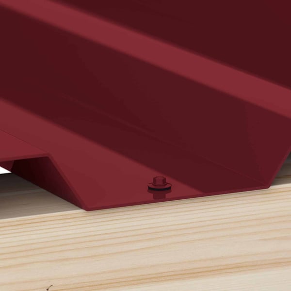 Verzinkte schroeven | Voor montage dal op houten constructie | 4,8 x 35 mm E14 | Wijnrood