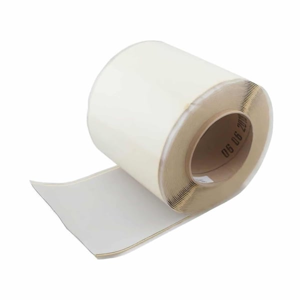 DACHPROTECT vorm- en afdekband EPDM wit, 2,30 mm dikte, rol schuin van boven