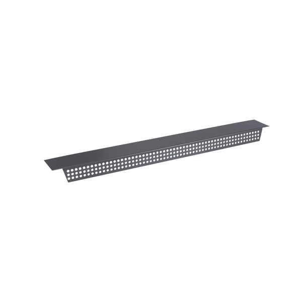 Geperforeerd tandprofiel, antracietgrijs RAL 7016, 0,75 mm staal, vrijstaand