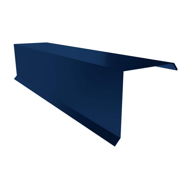 Gevelpan Gentiaanblauw RAL 5010 staal 0,50 mm, 25 µm polyester, hoofdaanzicht