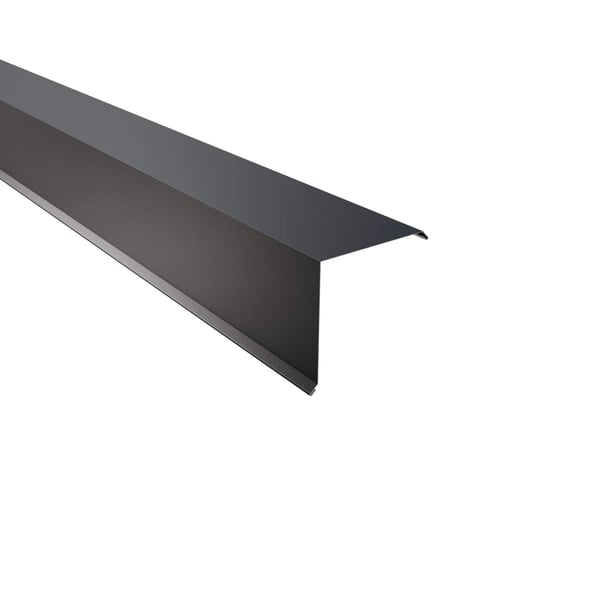 Gevelpan antracietgrijs 0,50 mm staal met Puramid coating, hoofdaanzicht