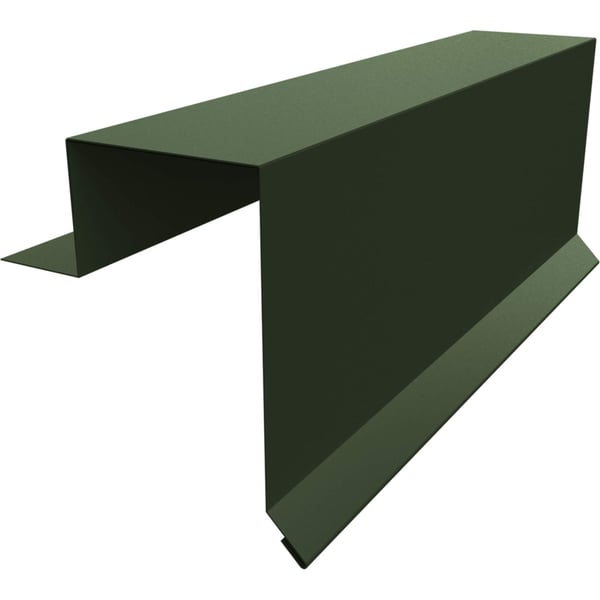 Gevelhoek Stehfalzprofiel PD-510-S, matgroen RAL 6020, 0,50 mm staal, 35 µm matpolyester coating
