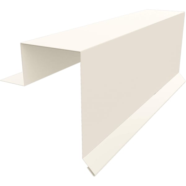 Gevelpan Stehfalzprofiel PD-510-S, zuiverwit RAL 9010, 0,50 mm staal, vrijstaand