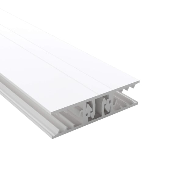 Zeven | Koppelprofiel | 10 mm | Kunststof | Wit | 2,02 m