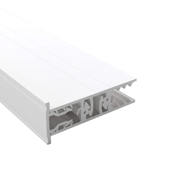 Zeven | Randprofiel | 10 mm | Kunststof | Wit | 2,02 m