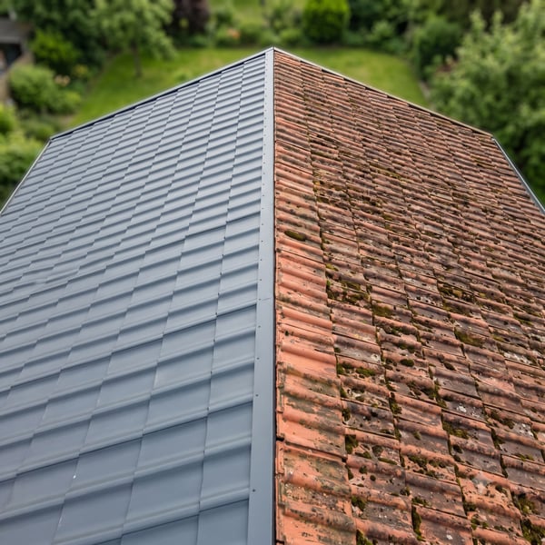 Dakpanplaat als lichte dakbedekking bij de renovatie van een oud pannendak