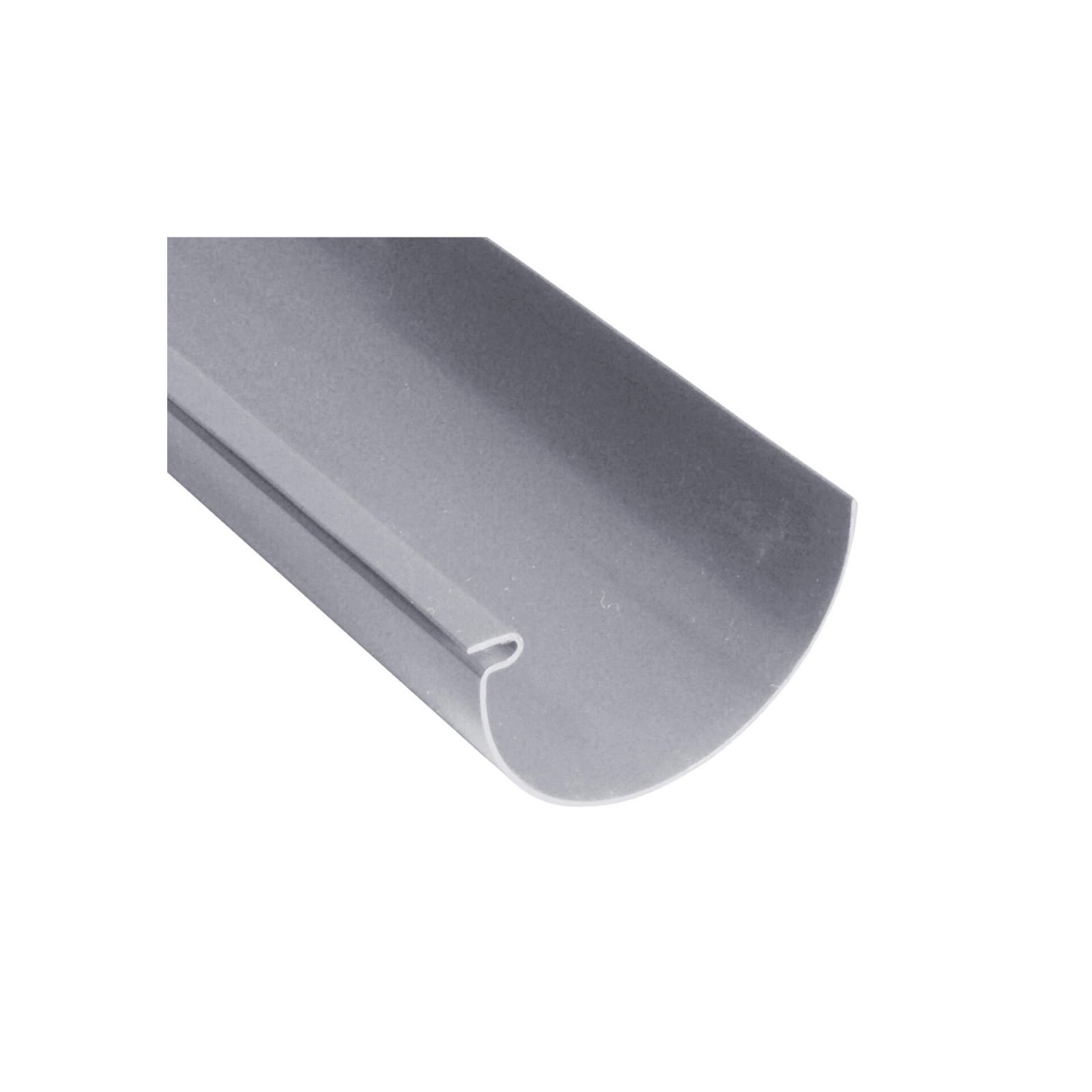 Dakgoot | PVC | Ø 125 mm | Kleur grijs | Lengte 2 m
