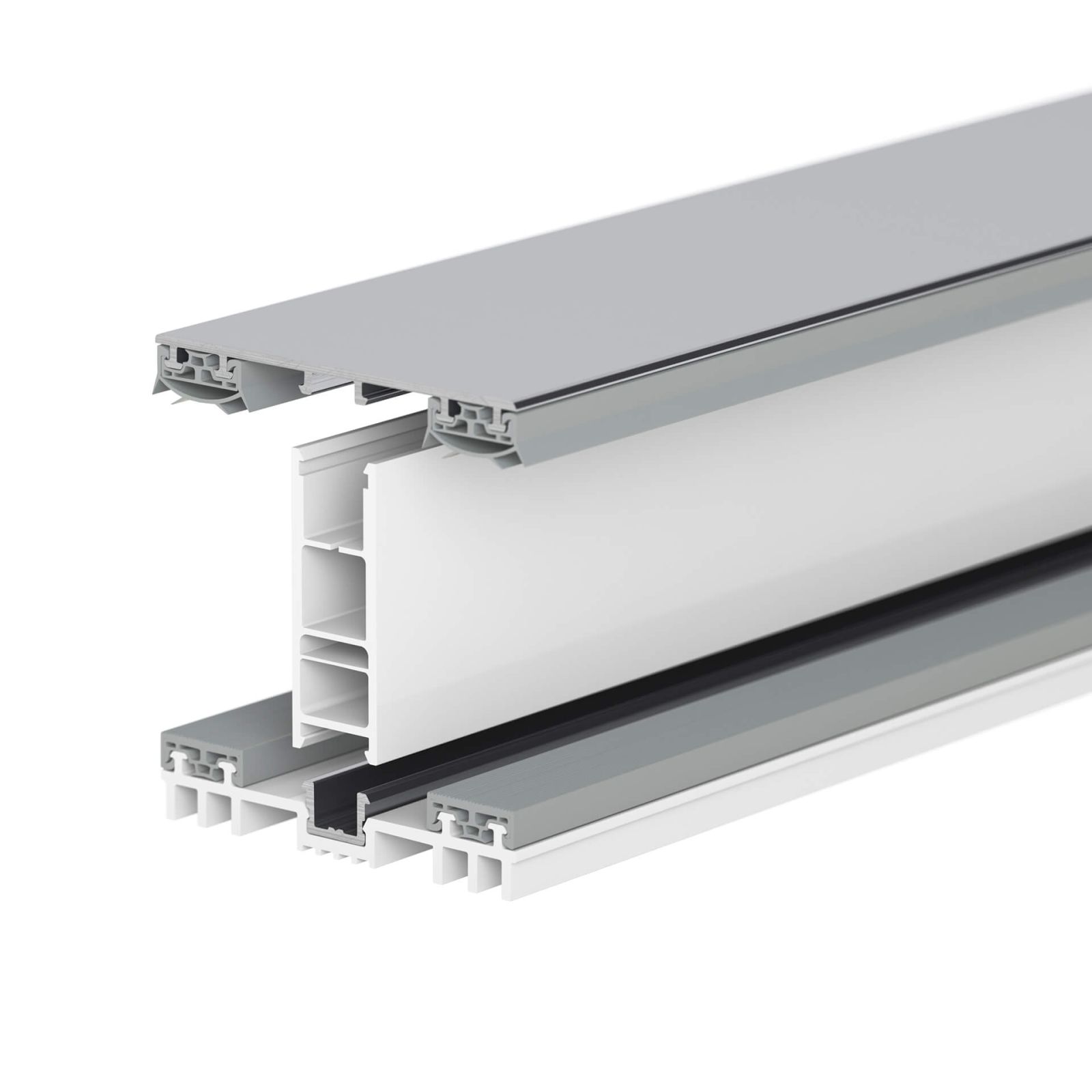 Mendig | Koppelprofiel | 32 mm | Thermo/Thermo | Aluminium | Blank | 2000 mm #2