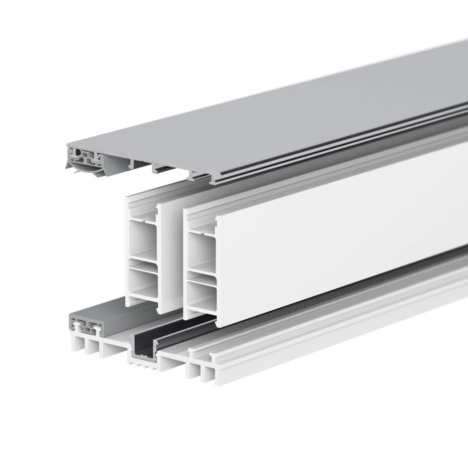 Mendig | Randprofiel | 25 mm | Thermo/Thermo | Aluminium | Blank | 2000 mm #2
