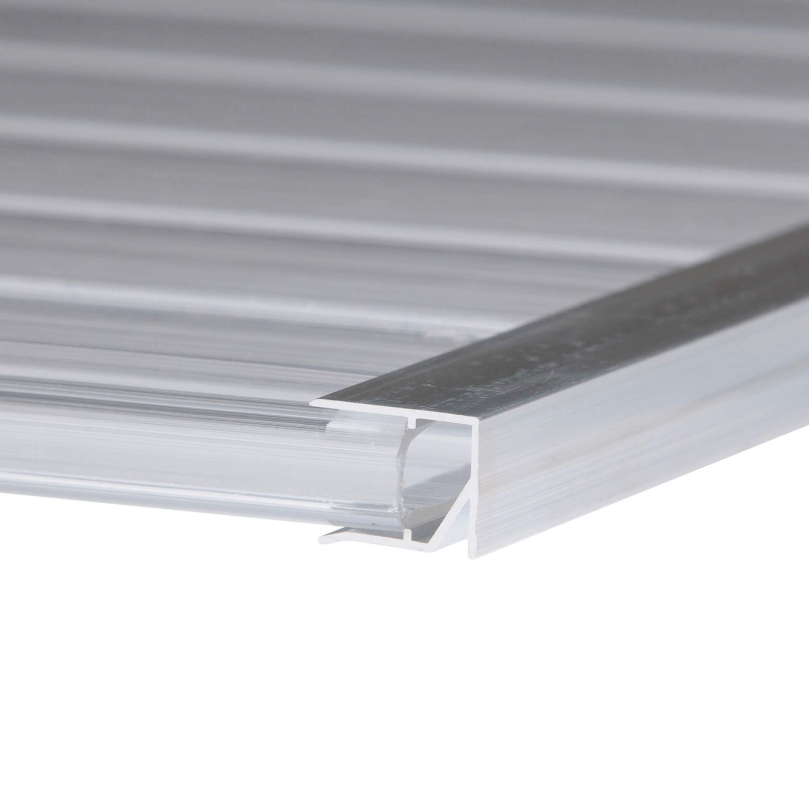 Afsluitprofiel onderkant | 10 mm | Aluminium | Breedte 1050 mm | Blank #3