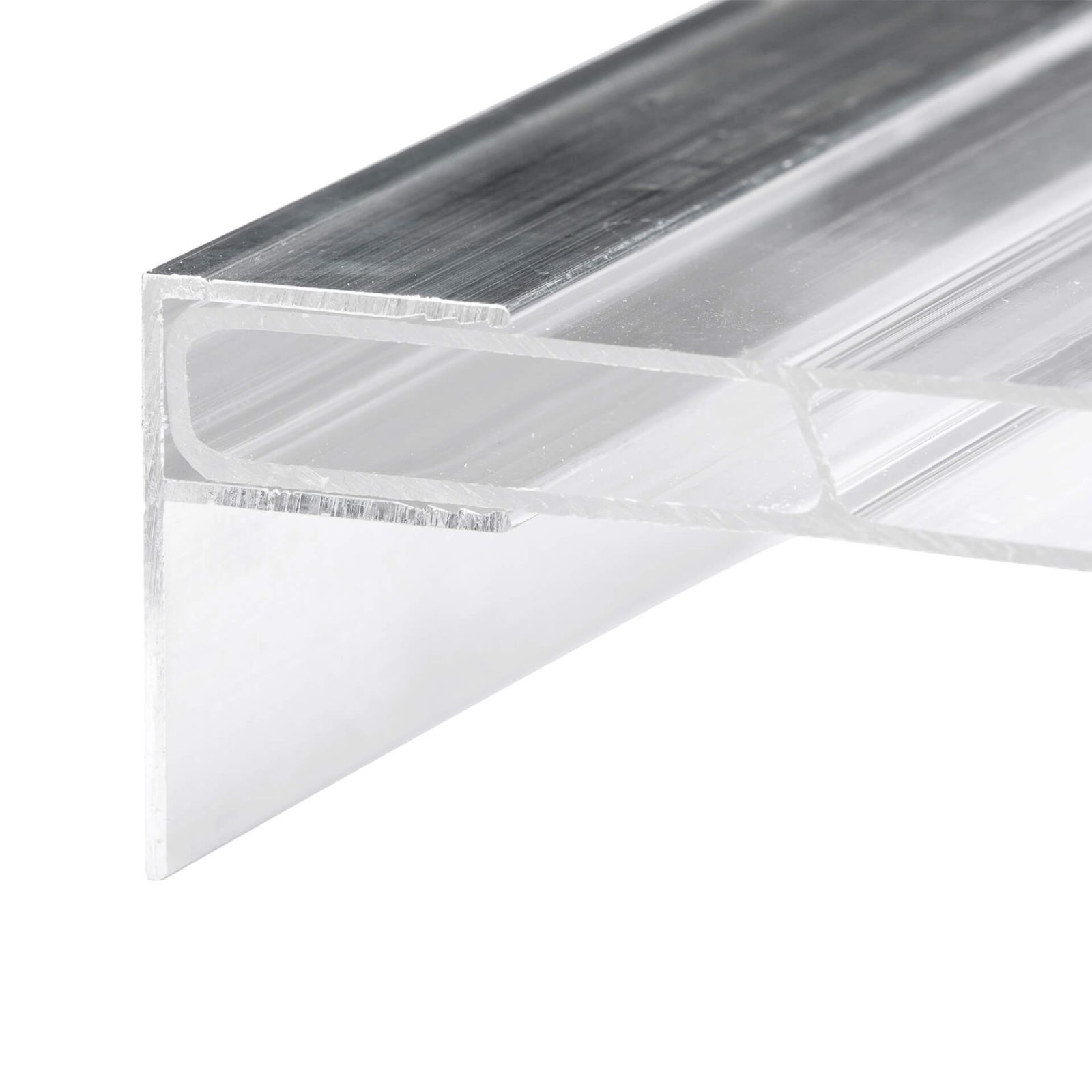 Randafsluitprofiel | 10 mm | Aluminium | Blank | Lengte 4000 mm #2