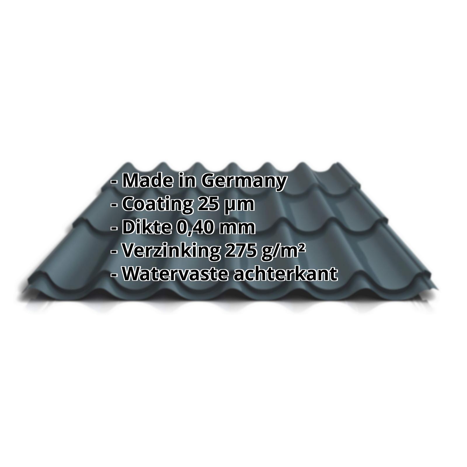 Dakpanplaat PS47/1060RT | Restpartij | Dak | Staal 0,40 mm | 7016 - Antracietgrijs #2