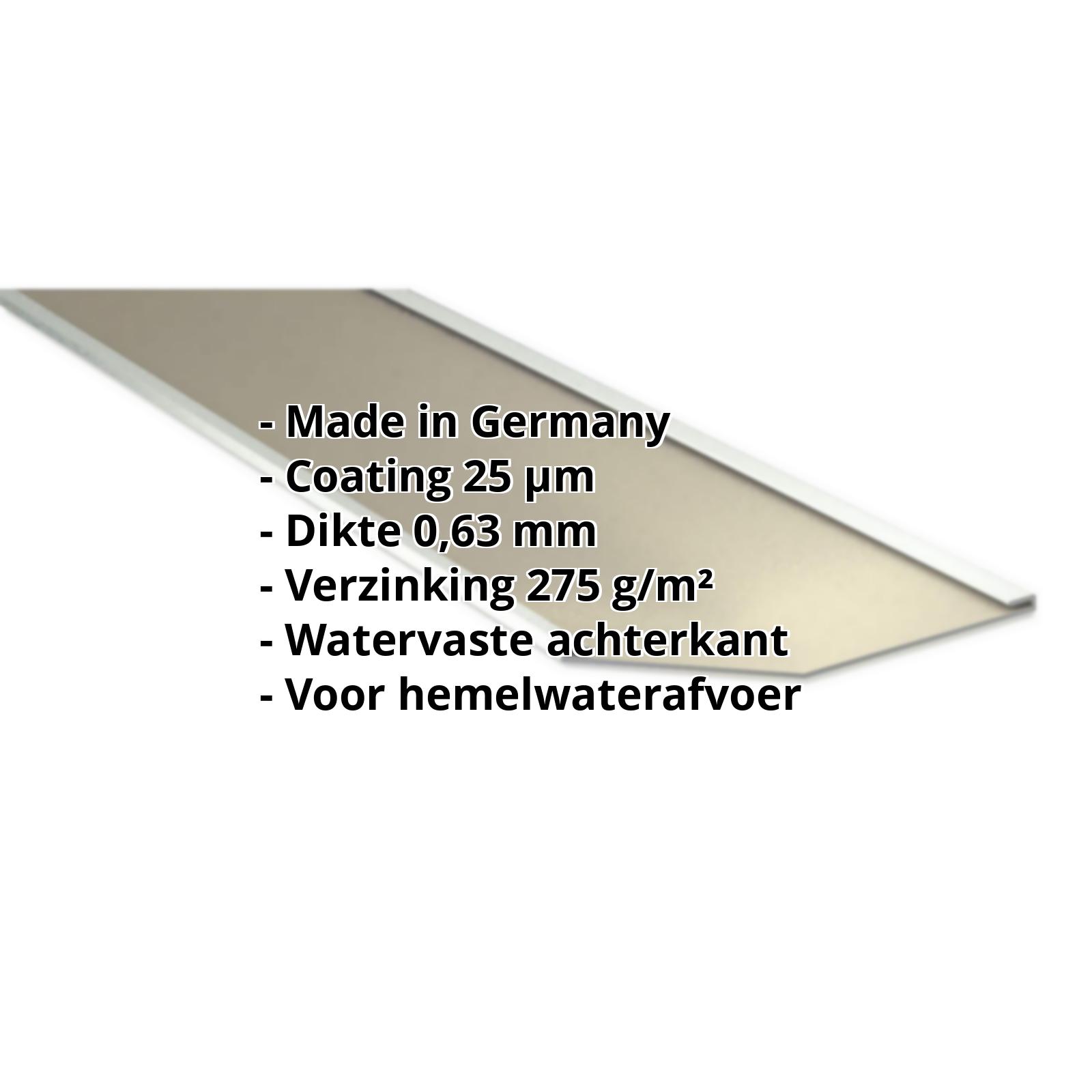 Kilgoot | 25 µm Polyester | 490 x 490 x 2000 mm | Staal 0,63 mm | 1015 - Licht ivoorkleurig #2