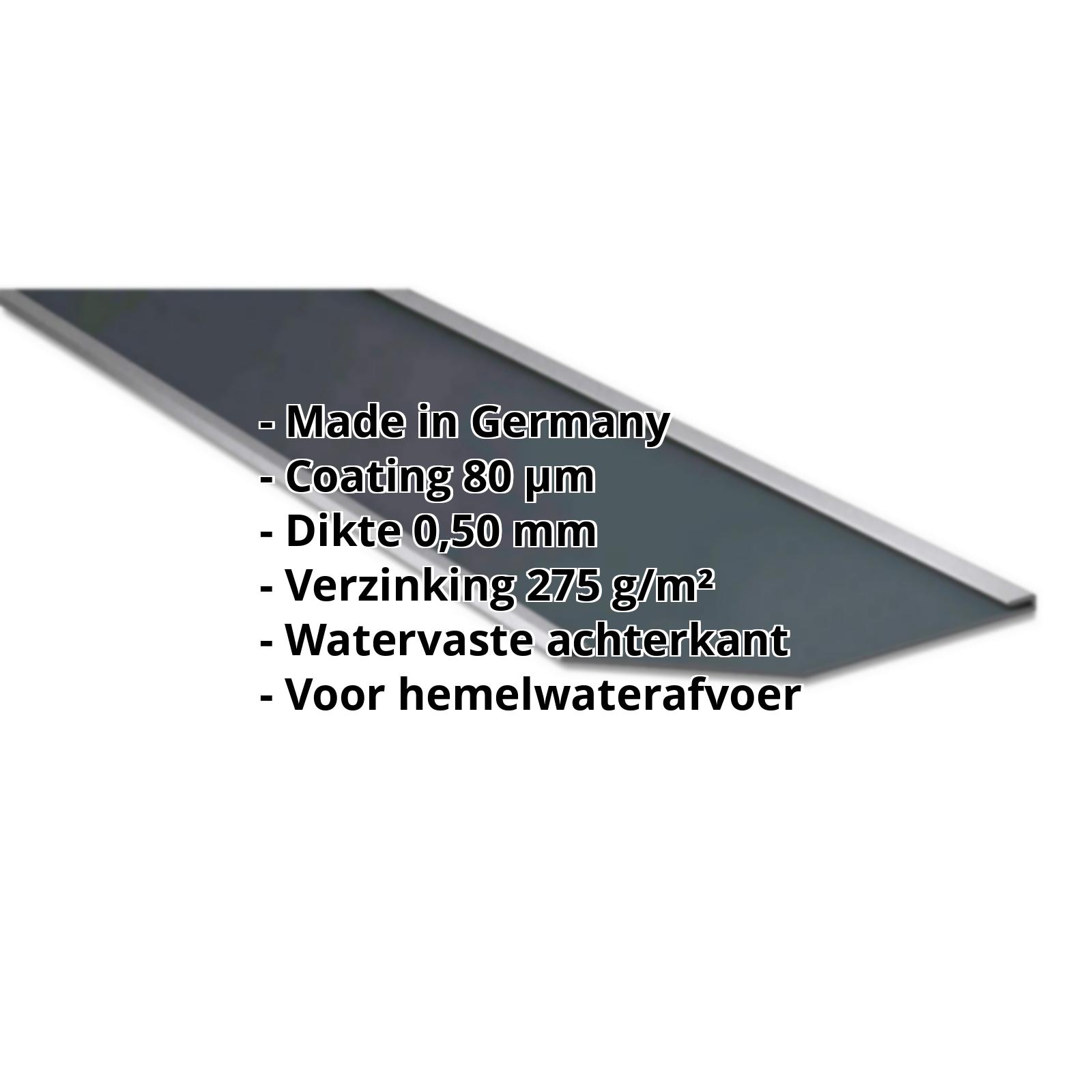 Kilgoot | 80 µm Shimoco | 490 x 490 mm | Staal 0,50 mm | 7016 - Antracietgrijs #2